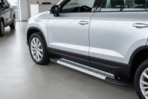 Seat Ateca 2016– Sānu pakāpieni New Vision Grey (2 gab., alumīnijs) foto 1
