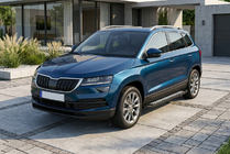 Skoda Karoq 2018– Sānu sliekšņi New Vision Black (2 gab., alumīnijs) foto 1