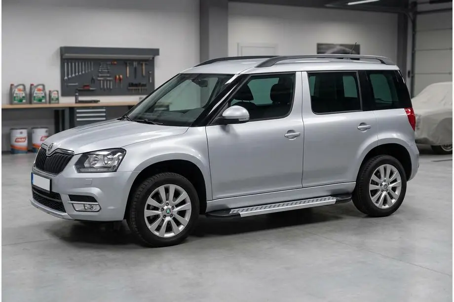 Skoda Yeti 2009–2017 Sānu pakāpieni New Vision Grey (2 gab., alumīnijs) Foto 1