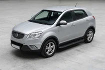 SsangYong Korando 2010–2019 Sānu sliekšņi Tayga Black (2 gab., alumīnijs) foto 1