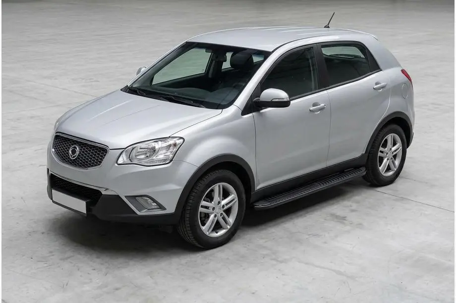 SsangYong Korando 2010–2019 Sānu sliekšņi Tayga Black (2 gab., alumīnijs) Image