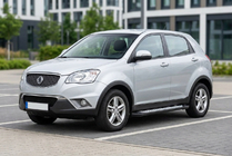 SsangYong Korando 2010–2019 Sānu sliekšņi New Vision Black (2 gab., alumīnijs) foto 1