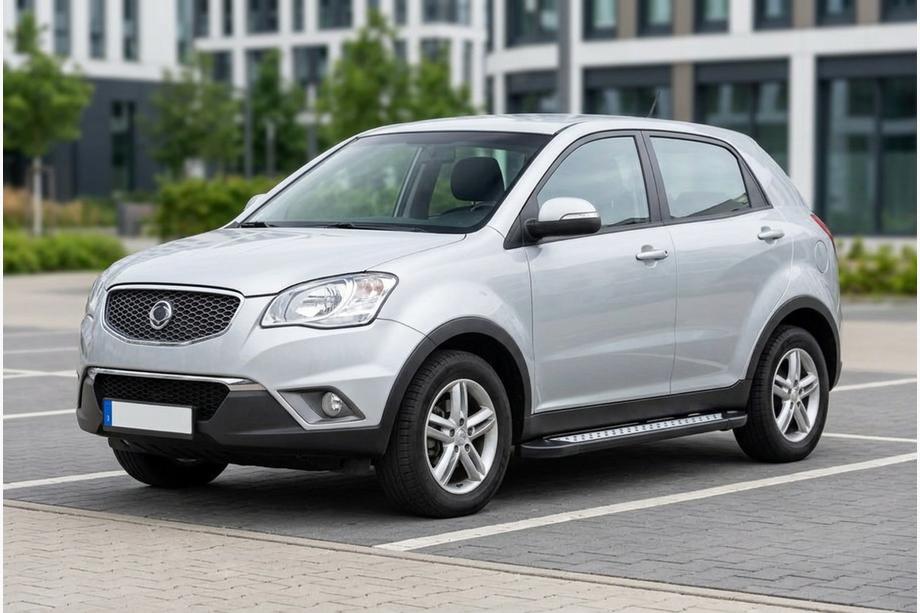 SsangYong Korando 2010–2019 Sānu sliekšņi New Vision Black (2 gab., alumīnijs) Image