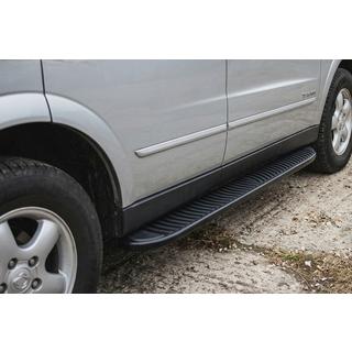 Sānu sliekšņi Tayga Black (2 gab., alumīnijs) SsangYong Kyron 2005–2014 foto 1