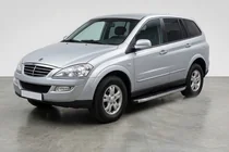 SsangYong Kyron 2005–2014 Sānu sliekšņi BlackLine (2 gab., alumīnijs) foto 1