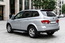 SsangYong Kyron 2005–2014 Sānu sliekšņi New Vision Grey (2 gab., alumīnijs) foto 1