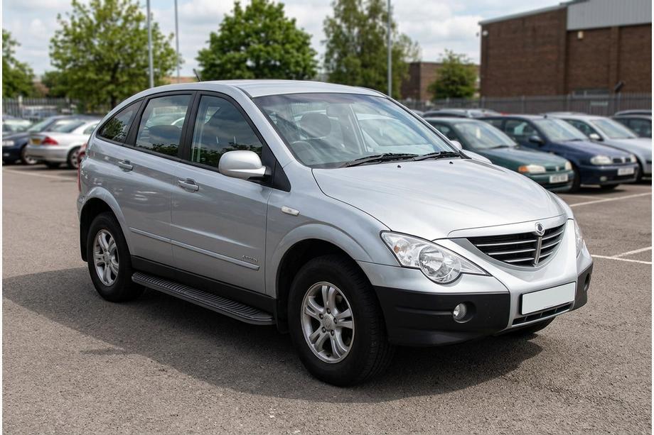 SsangYong Action 2005–2018 Sānu sliekšņi Tayga Black (2 gab., alumīnijs) Image