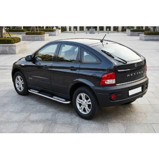Sānu pakāpieni Tayga V2 (2 gab., alumīnijs) SsangYong Action 2005–2018 foto 1