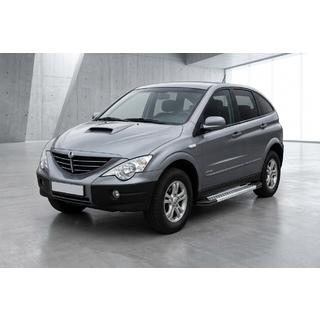 Sānu pakāpieni New Vision Grey (2 gab., alumīnijs) SsangYong Action 2005–2018 foto 1