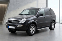 SsangYong Rexton I 2001–2017 Sānu pakāpieni BlackLine (2 gab., alumīnijs) 2005-2012 foto 1
