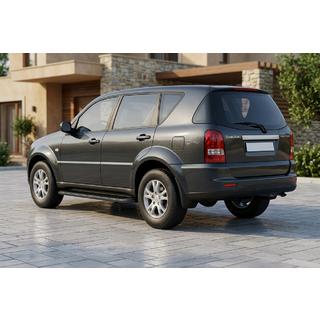 Sānu kāpšļi Tayga Black (2 gab., alumīnijs) SsangYong Rexton I 2001–2017 foto 1