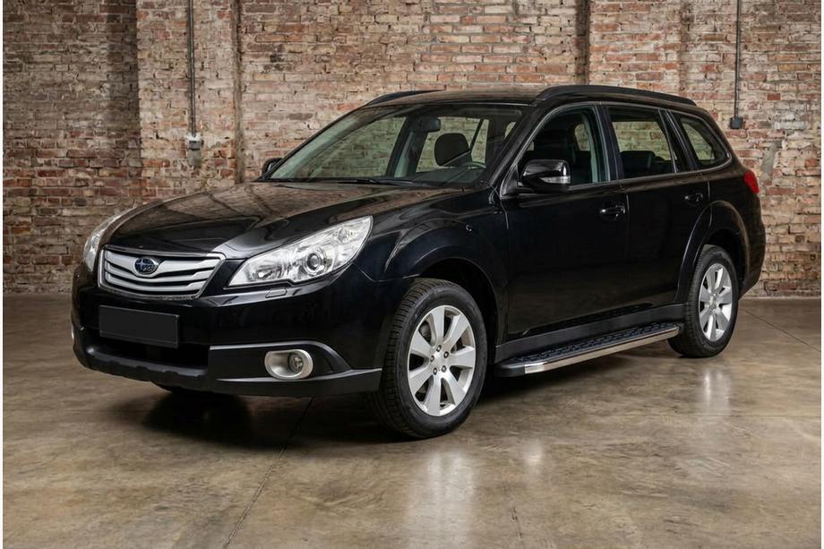 Subaru Outback 2009–2014 Sānu pakāpieni BlackLine (2 gab., alumīnijs) Image