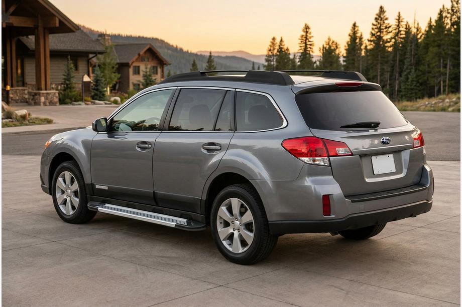 Subaru Outback 2009–2014 Sānu pakāpieni New Vision Grey (2 gab., alumīnijs) Image