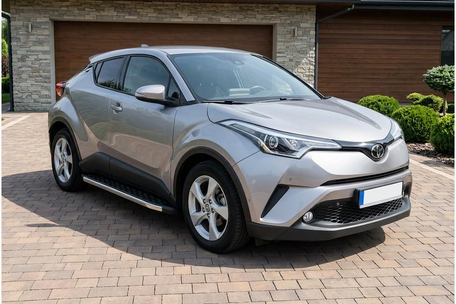 Toyota C-HR 2016–2023 Sānu sliekšņi BlackLine (2 gab., alumīnijs) Image