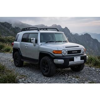 Sānu sliekšņi Tayga Black (2 gab., alumīnijs) Toyota FJ Cruiser 2006–2022 foto 1