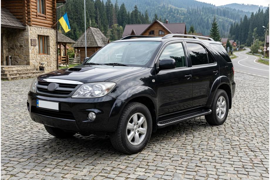 Toyota Fortuner 2006–2015 Sānu pakāpieni Allmond Black (2 gab., alumīnijs) Image