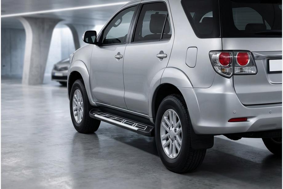 Toyota Fortuner 2006–2015 Sānu pakāpieni Sunrise (2 gab., alumīnijs) Image