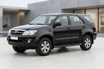 Toyota Fortuner 2006–2015 Sānu pakāpieni Tayga Black (2 gab., alumīnijs) foto 1