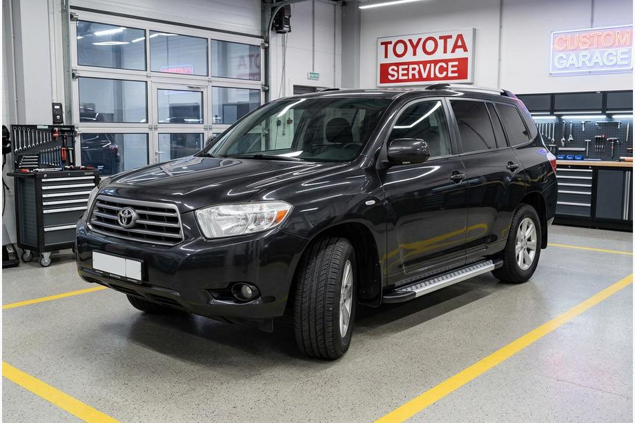 Toyota Highlander 2008–2013 Sānu pakāpieni New Vision Grey (2 gab., alumīnijs) Foto 1