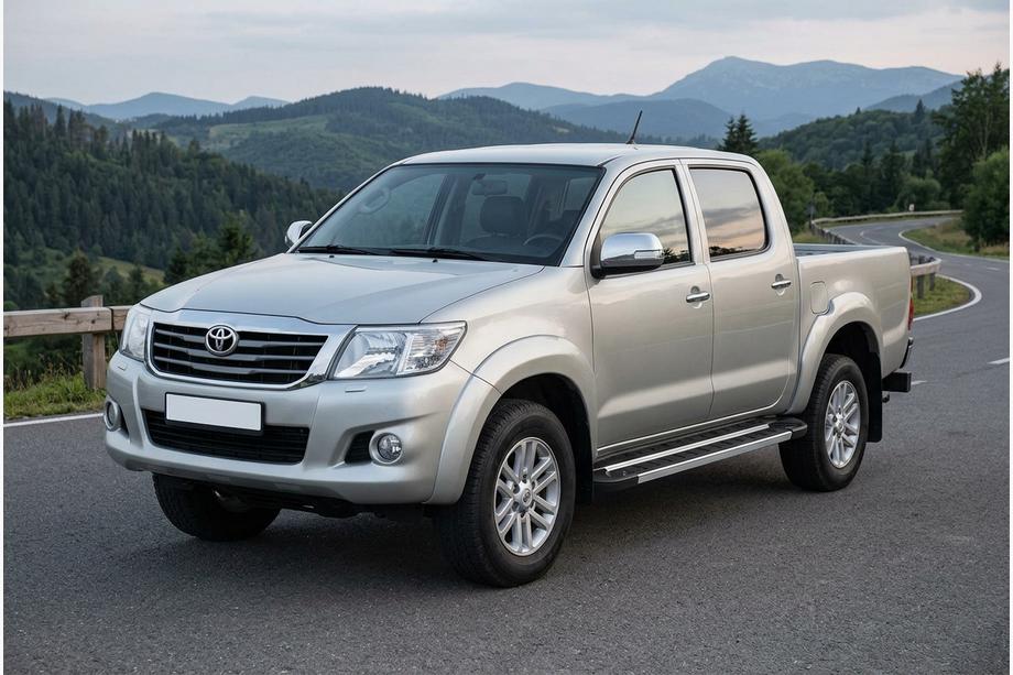 Toyota Hilux 2006–2015 Sānu pakāpieni RedLine V1 (2 gab., alumīnijs) Foto 1