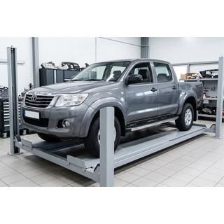 Sānu pakāpieni BlackLine (2 gab., alumīnijs) Toyota Hilux 2006–2015 foto 1