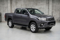 Toyota Hilux 2015– Sānu sliekšņi Tayga Black (2 gab., alumīnijs) foto 1