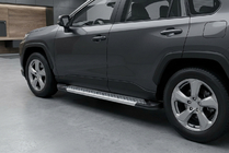Toyota Rav 4 2019–2025 Sānu pakāpieni New Vision Grey (2 gab., alumīnijs) foto 1