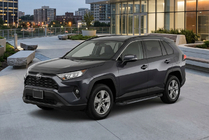 Toyota Rav 4 2019–2025 Sānu pakāpieni RedLine Black (2 gab., alumīnijs) foto 1