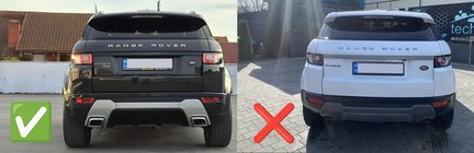 Range Rover Evoque 2012–2018 Dubļusargu komplekts Premium Dynamic (4 gab.) foto 2