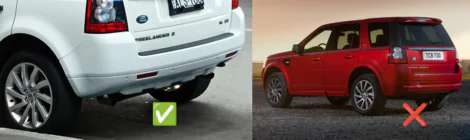 Land Rover Freelander II 2006–2014 Dubļusargi Premium (4 gab.) foto 3
