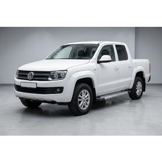 Sānu pakāpieni New Vision Grey (2 gab., alumīnijs) Volkswagen Amarok 2010–2022 foto 1