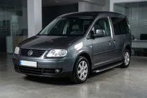 Volkswagen Caddy 2004–2010 Sānu pakāpieni BlackLine (2 gab., alumīnijs) foto 1