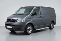 Volkswagen T5 Transporter 2003–2010 Sānu pakāpieni New Vision Grey (2 gab., alumīnijs) Garā riteņu bāze foto 1