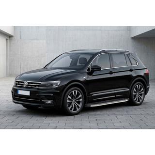Sānu pakāpieni BlackLine (2 gab., alumīnijs) Volkswagen Tiguan 2016–2023 foto 1