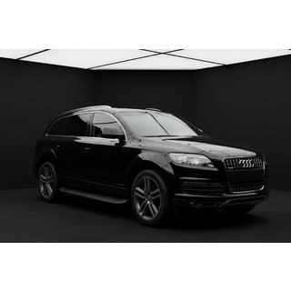 Sānu sliekšņi Tayga Black (2 gab., alumīnijs) foto 1
