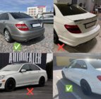 Mercedes C klase W204 2007–2015 Dubļusargi Premium 2007-2011 (4 gab.) foto 2