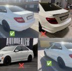 Mercedes C klase W204 2007–2015 Oriģinālie dubļusargi Premium 2011-2014 (4 gab.) foto 3
