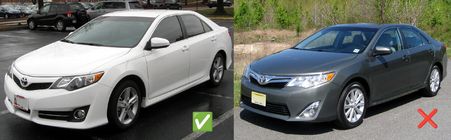 Toyota Camry 2011–2017 Premium dubļusargi (USA SE, 2011-2014, 4 gab.) foto 4