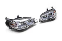 BMW X5 E70 2007–2013 Priekšējie lukturi (2 gab., dzidri) foto 3