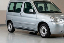 Peugeot Partner 1996–2008 Sānu pakāpieni BlackLine (2 gab., alumīnijs) foto 1