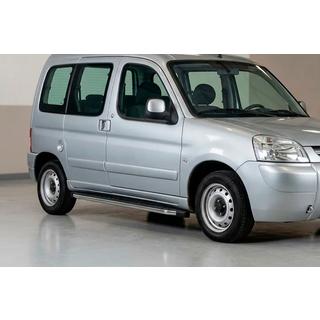 Sānu pakāpieni BlackLine (2 gab., alumīnijs) Peugeot Partner 1996–2008 foto 1