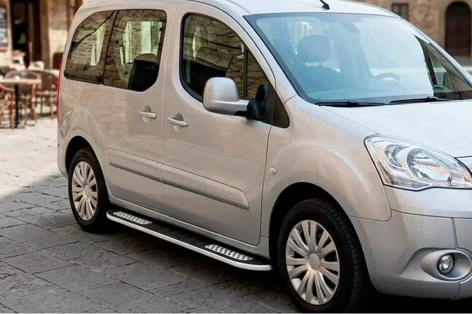 Peugeot Partner Tepee 2008–2018 Sānu pakāpieni Tayga V2 (2 gab., alumīnijs) Image