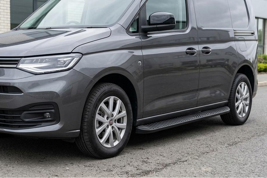 Peugeot Partner/Rifter 2019– Sānu sliekšņi Tayga Black (2 gab., alumīnijs) Garā riteņu bāze Image