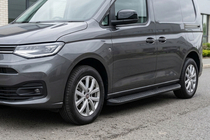 Opel Combo 2019– Sānu sliekšņi Tayga Black (2 gab., alumīnijs) foto 1