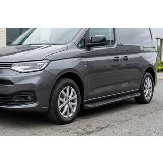 Sānu sliekšņi Tayga Black (2 gab., alumīnijs) foto 1