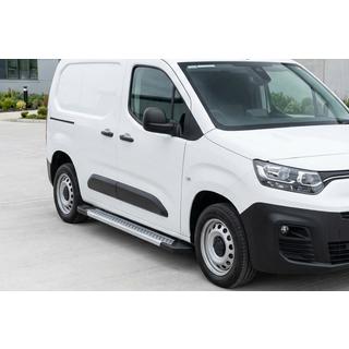 Sānu pakāpieni New Vision Grey (2 gab., alumīnijs) foto 1