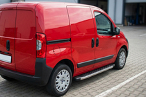Fiat Fiorino/Qubo 2008–2024 Sānu pakāpieni BlackLine (2 gab., alumīnijs) foto 1