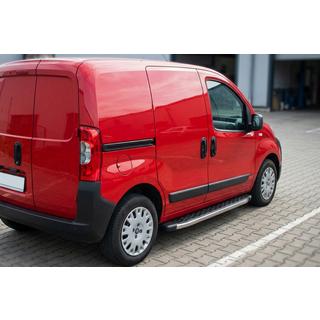 Sānu pakāpieni BlackLine (2 gab., alumīnijs) Fiat Fiorino/Qubo 2008–2024 foto 1