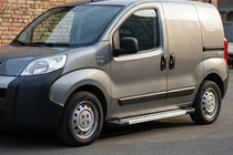 Fiat Fiorino/Qubo 2008–2024 Sānu pakāpieni New Vision Grey (2 gab., alumīnijs) foto 1