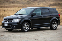 Dodge Journey 2008–2020 Sānu pakāpieni BlackLine (2 gab., alumīnijs) foto 1